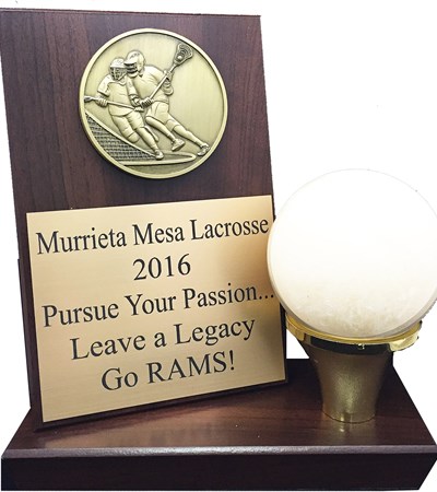 BA - Ball Holder Award with Male Medallion